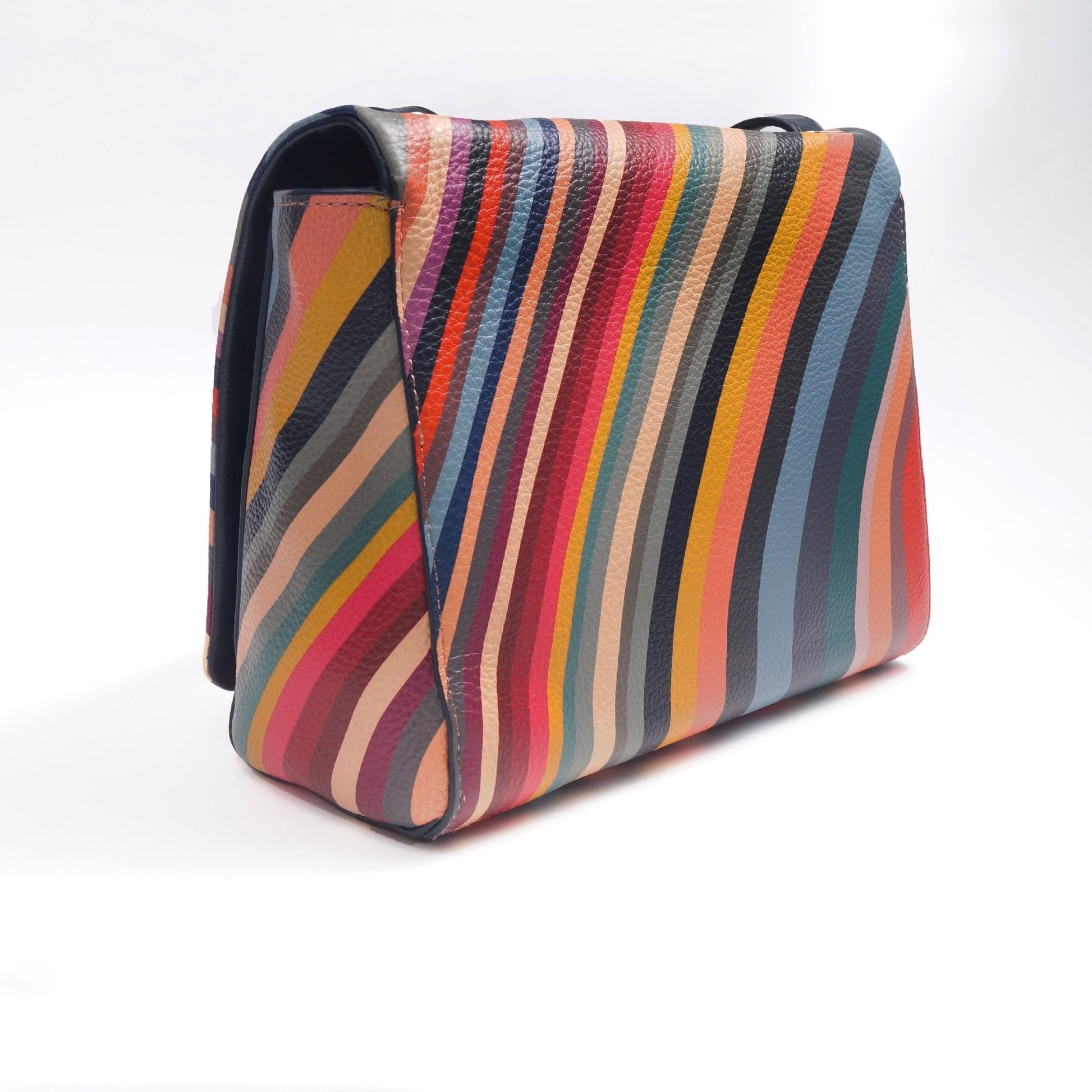 Paul Leather C-Swirl Shoulder Bag - Multi