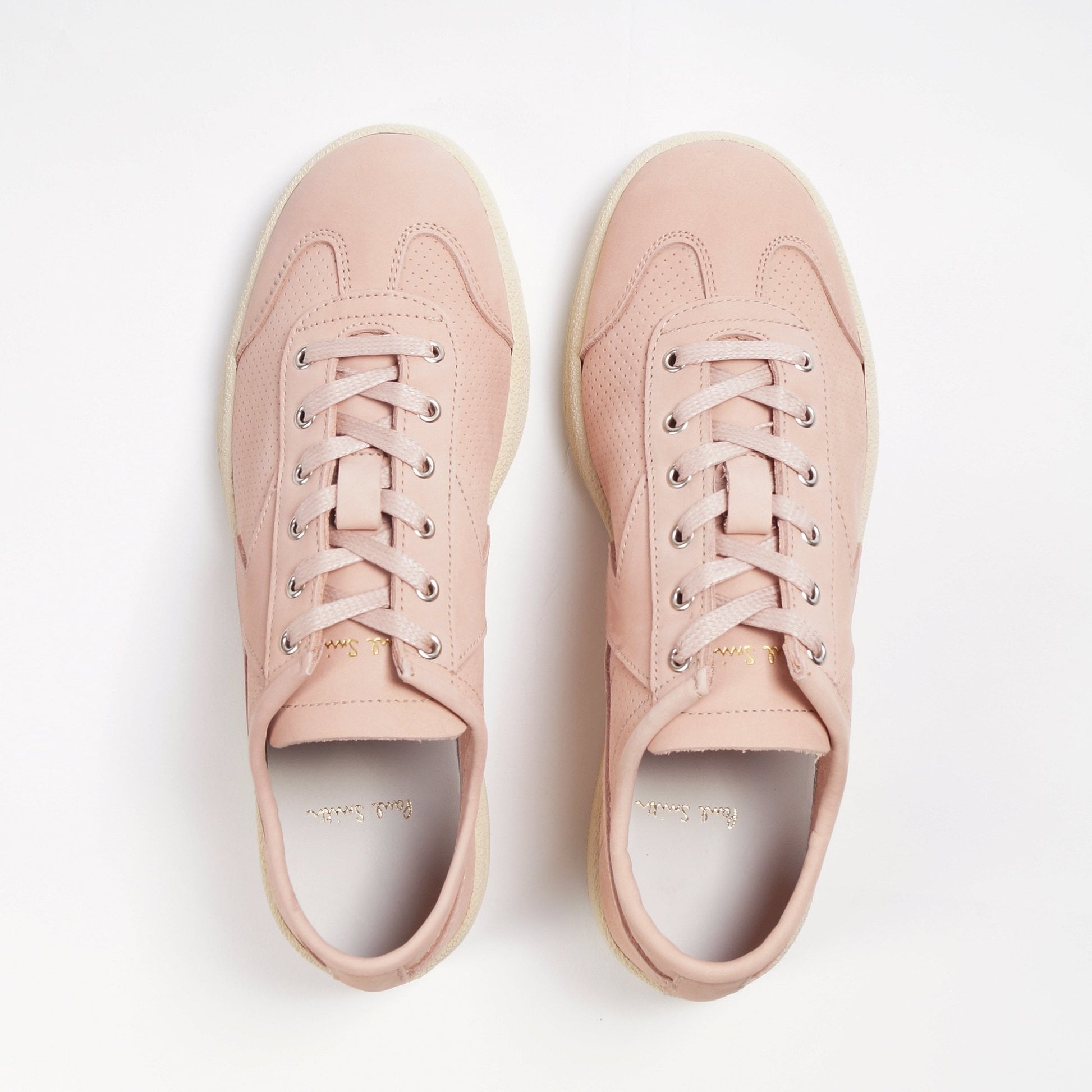 Paul Leather 'Ziggy' Trainers - Pink