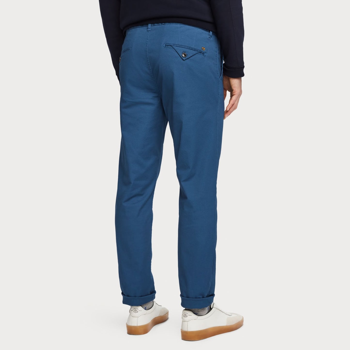 - Stuart - Stretch Cotton Chino - Blue