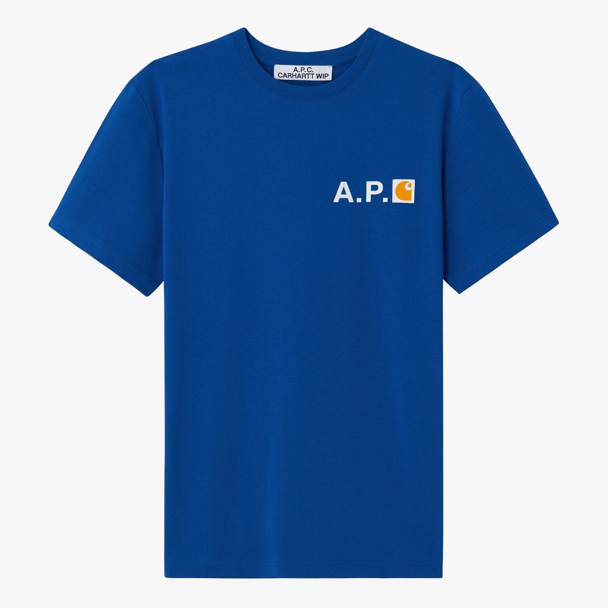 A.P.C. Hire - Carhartt WIP Logo T-Shirt - Blue