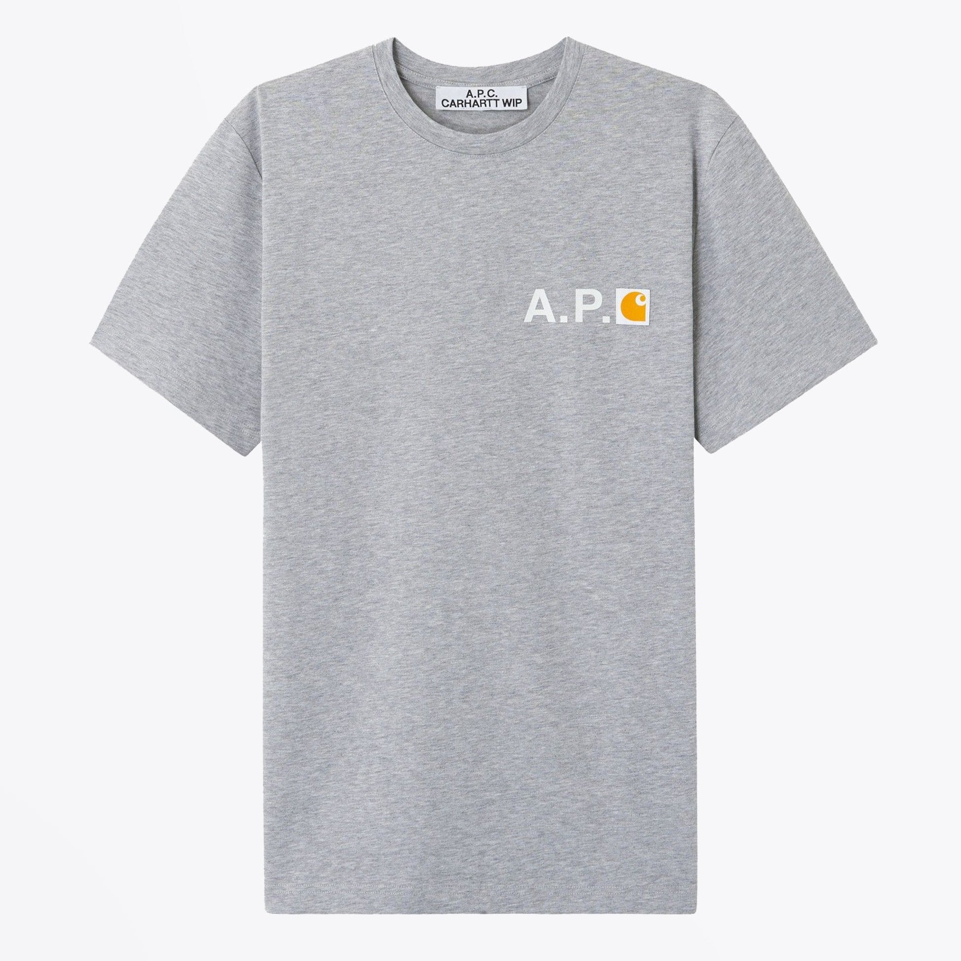 A.P.C. Hire - Carhartt WIP Logo T-Shirt - Grey