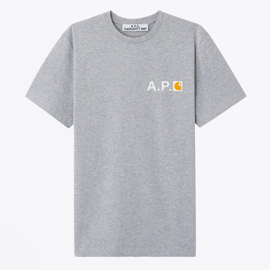 Hire - Carhartt WIP Logo T-Shirt - Grey