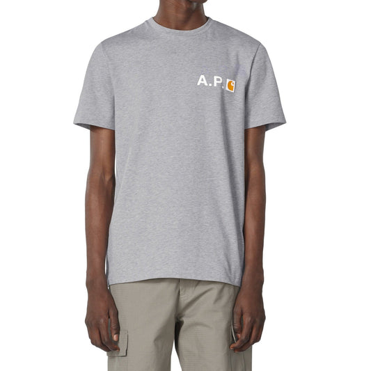Hire - Carhartt WIP Logo T-Shirt - Grey