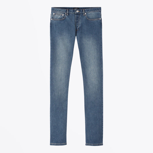 - Petit Standard - Washed Denim Jeans - Indigo Washed