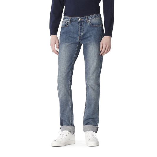 - Petit Standard - Washed Denim Jeans - Indigo Washed