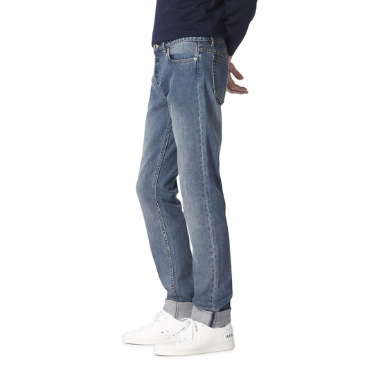 - Petit Standard - Washed Denim Jeans - Indigo Washed