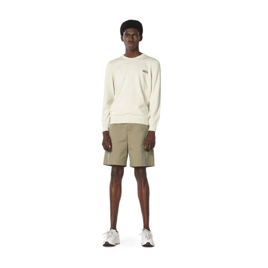 Knitted Logo Pullover - Cream