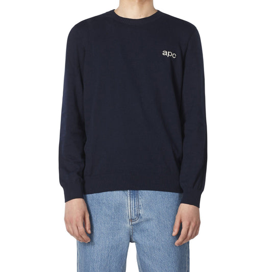 Knitted Logo Pullover - Dark Navy