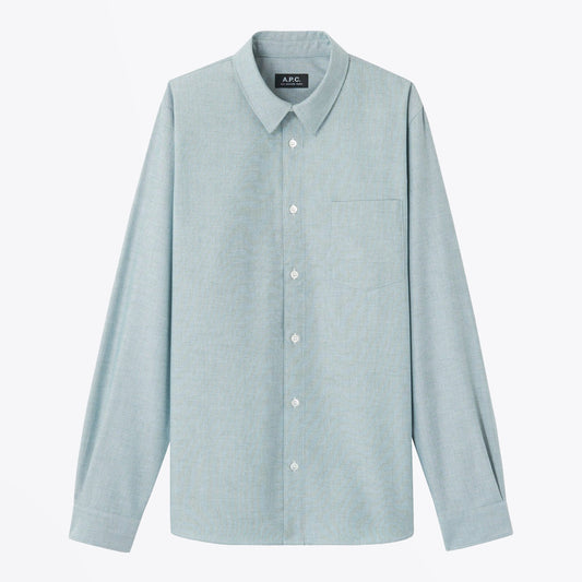 - Cotton Oxford Shirt - Green