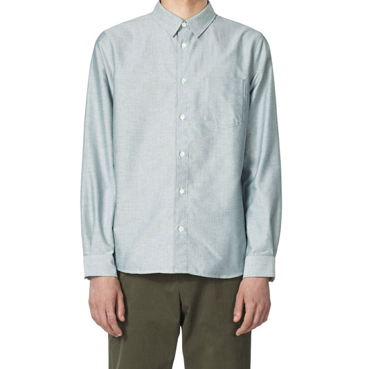 - Cotton Oxford Shirt - Green