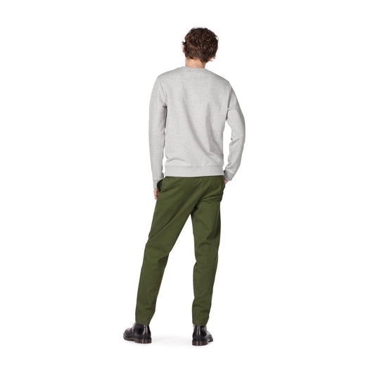 Neil - Logo Patch Sweater - Grey