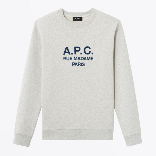 - Rufus - Embroidered Logo Sweater - Grey