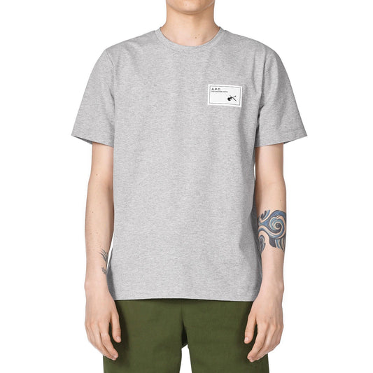 - Pepper - Logo Patch T-Shirt - Grey