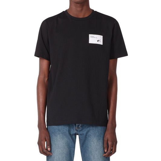 - Pepper - Logo Patch T-Shirt - Black