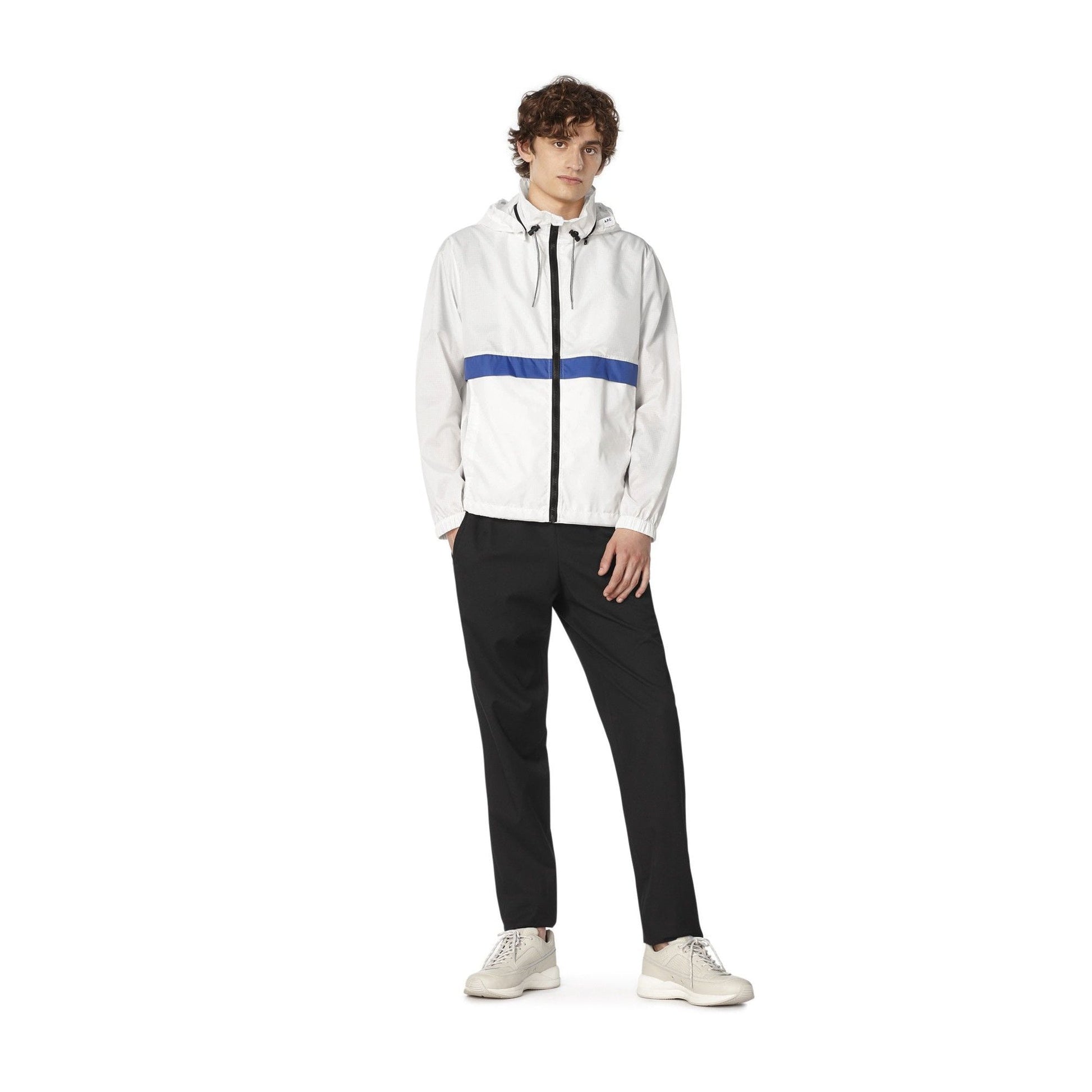 A.P.C. - Miles - Hooded Technical Windbreaker Jacket - White