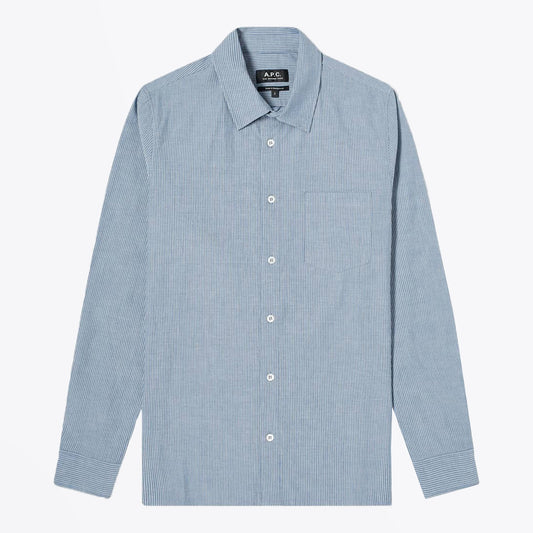 - Wilko - Striped Shirt - Blue