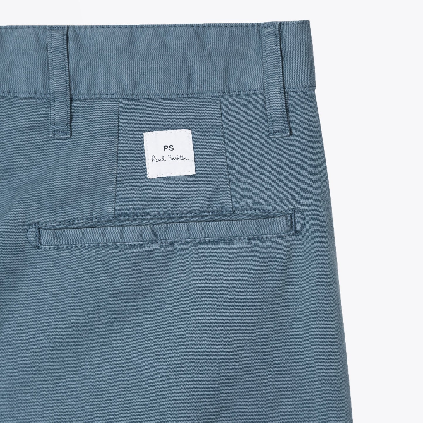 - Slim-Fit Stretch Chinos - Blue