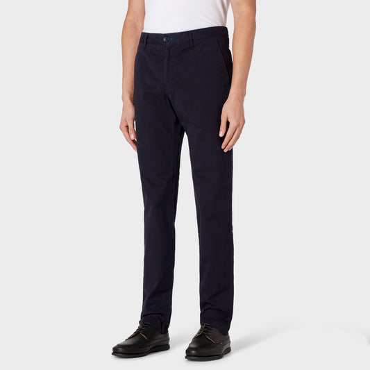 - Slim-Fit Stretch Chinos - Dark Navy