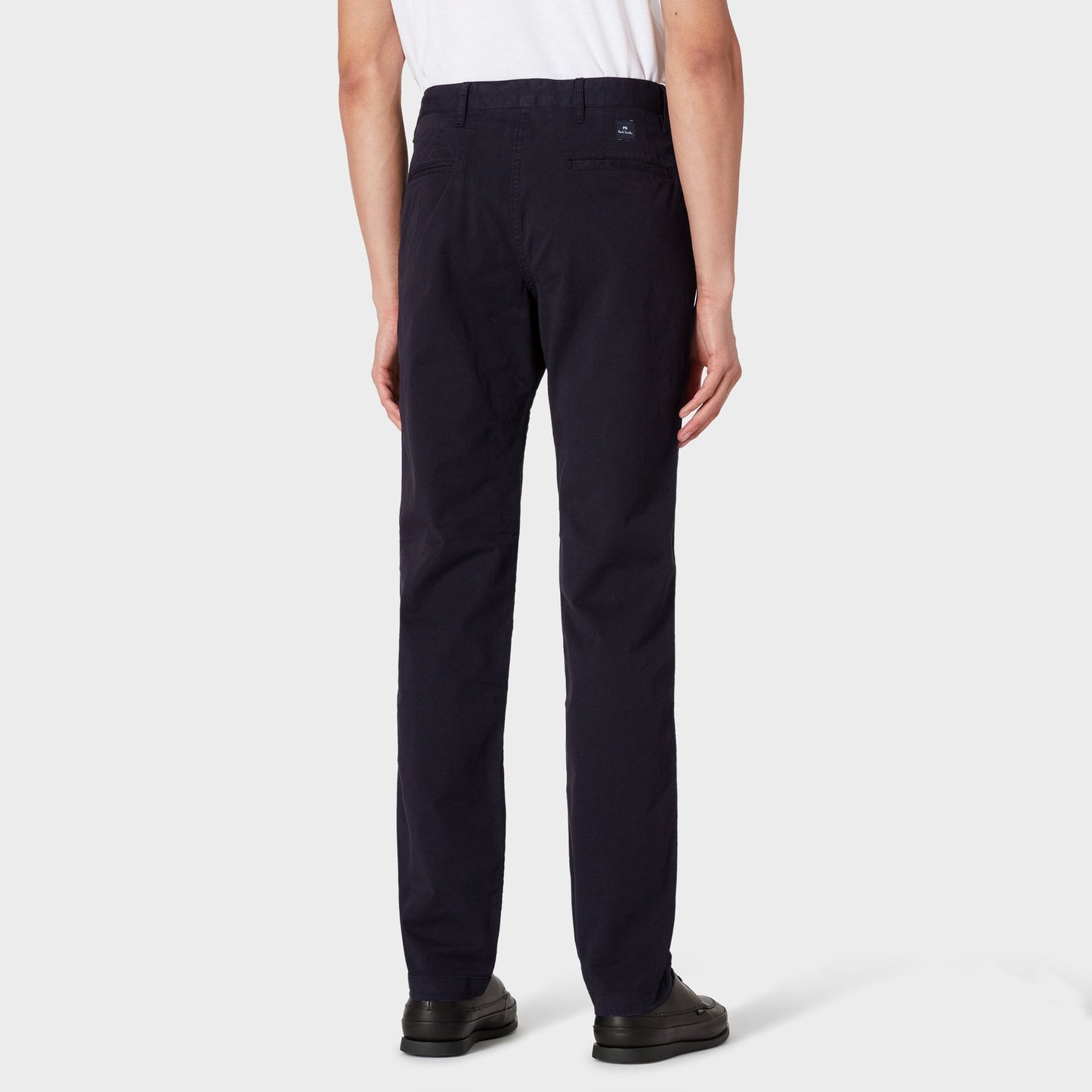- Slim-Fit Stretch Chinos - Dark Navy