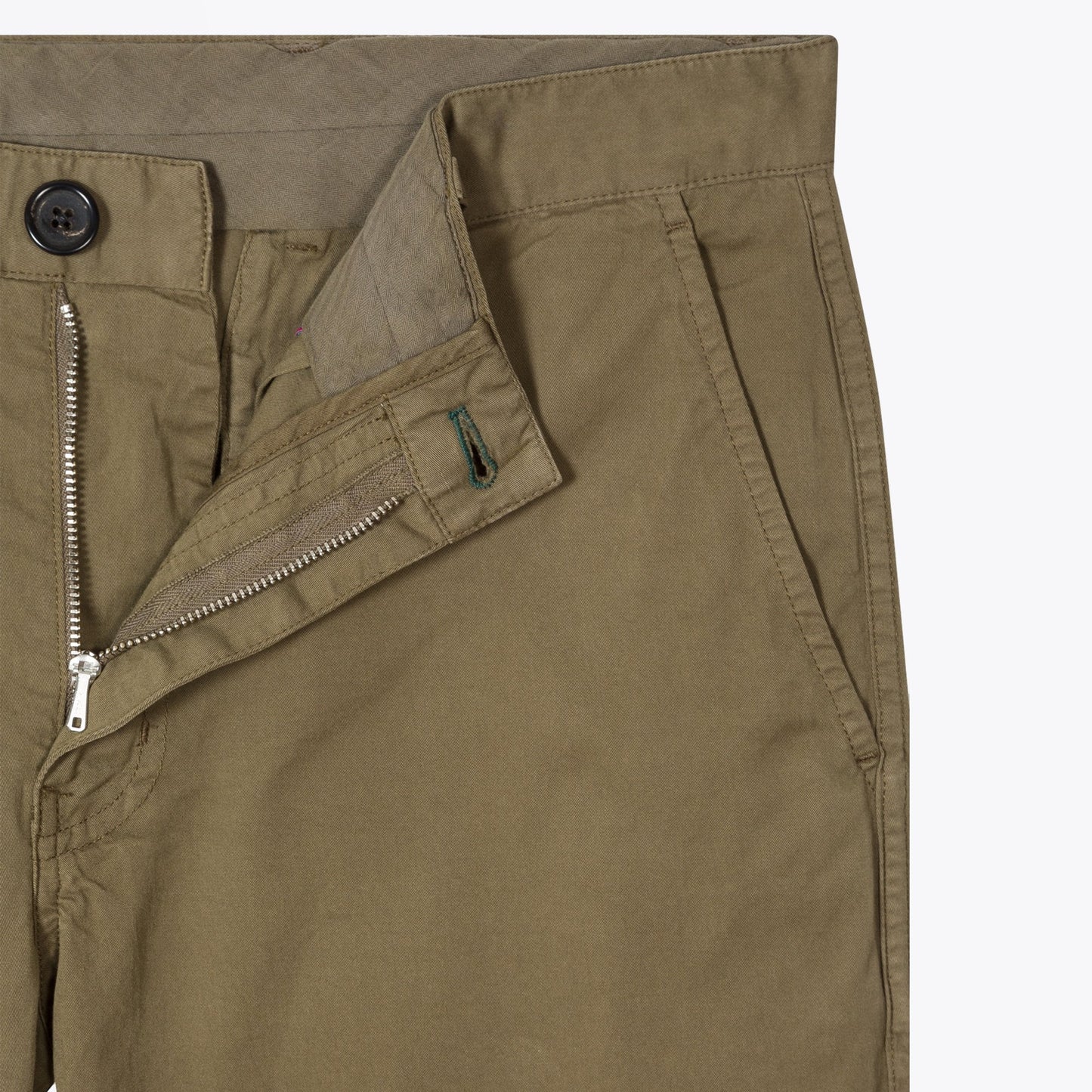 - Slim-Fit Stretch Chinos - Green