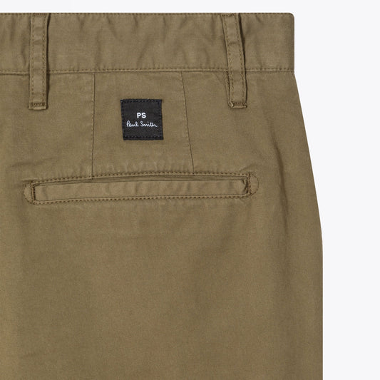 - Slim-Fit Stretch Chinos - Green
