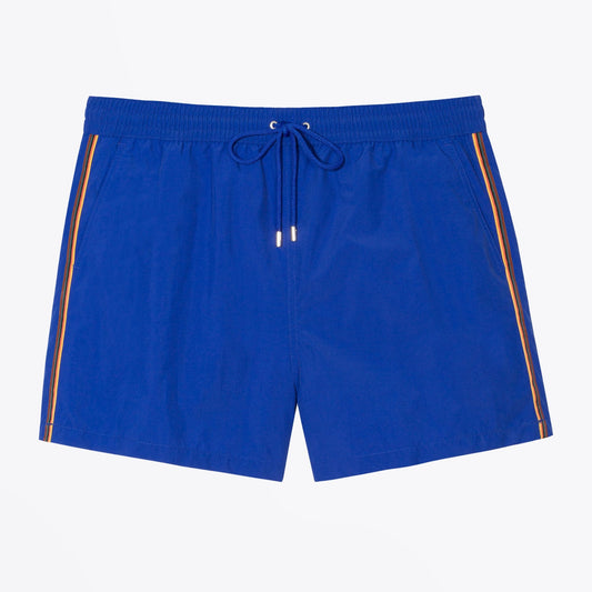 - 'Artist Stripe' Swim Shorts - Blue