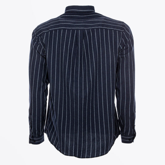 - Desert Stripe Shirt - Navy