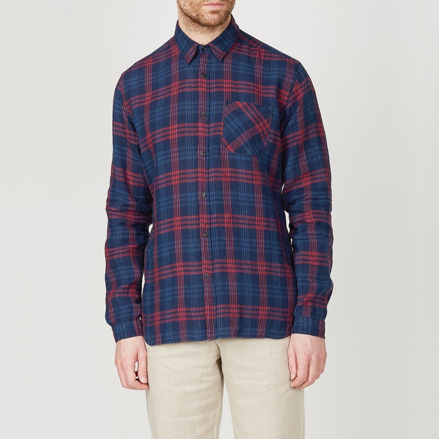 New York Special Check Shirt - Blue/Red