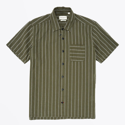 Hawaiian Stripe Shirt - Green