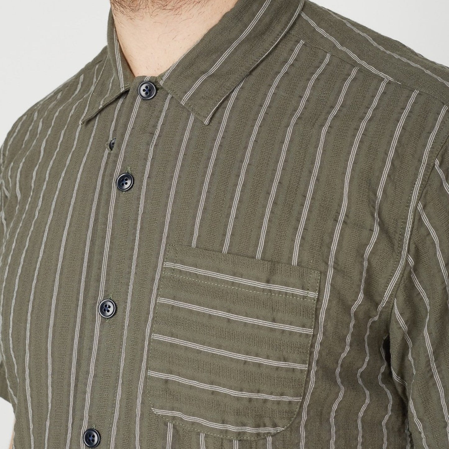 Hawaiian Stripe Shirt - Green