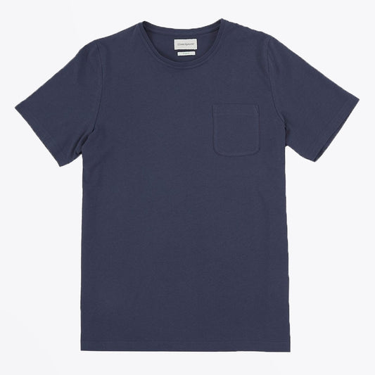 - Oli Cotton Pocket Tee - Navy
