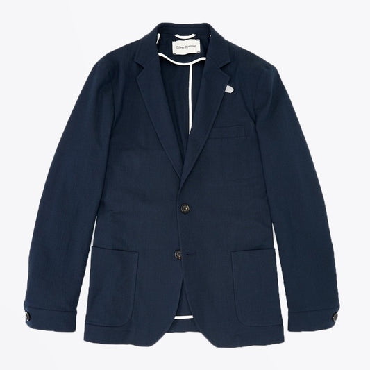 - Theobald Cotton Jacket - Navy