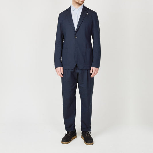 - Theobald Cotton Jacket - Navy