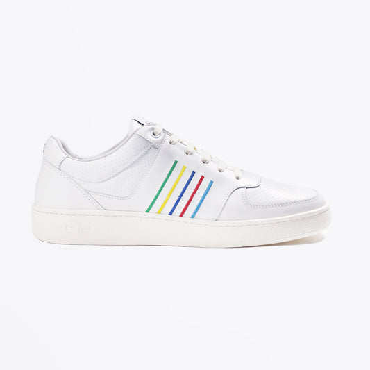 Leather Stripe 'Saturn' Trainers - White