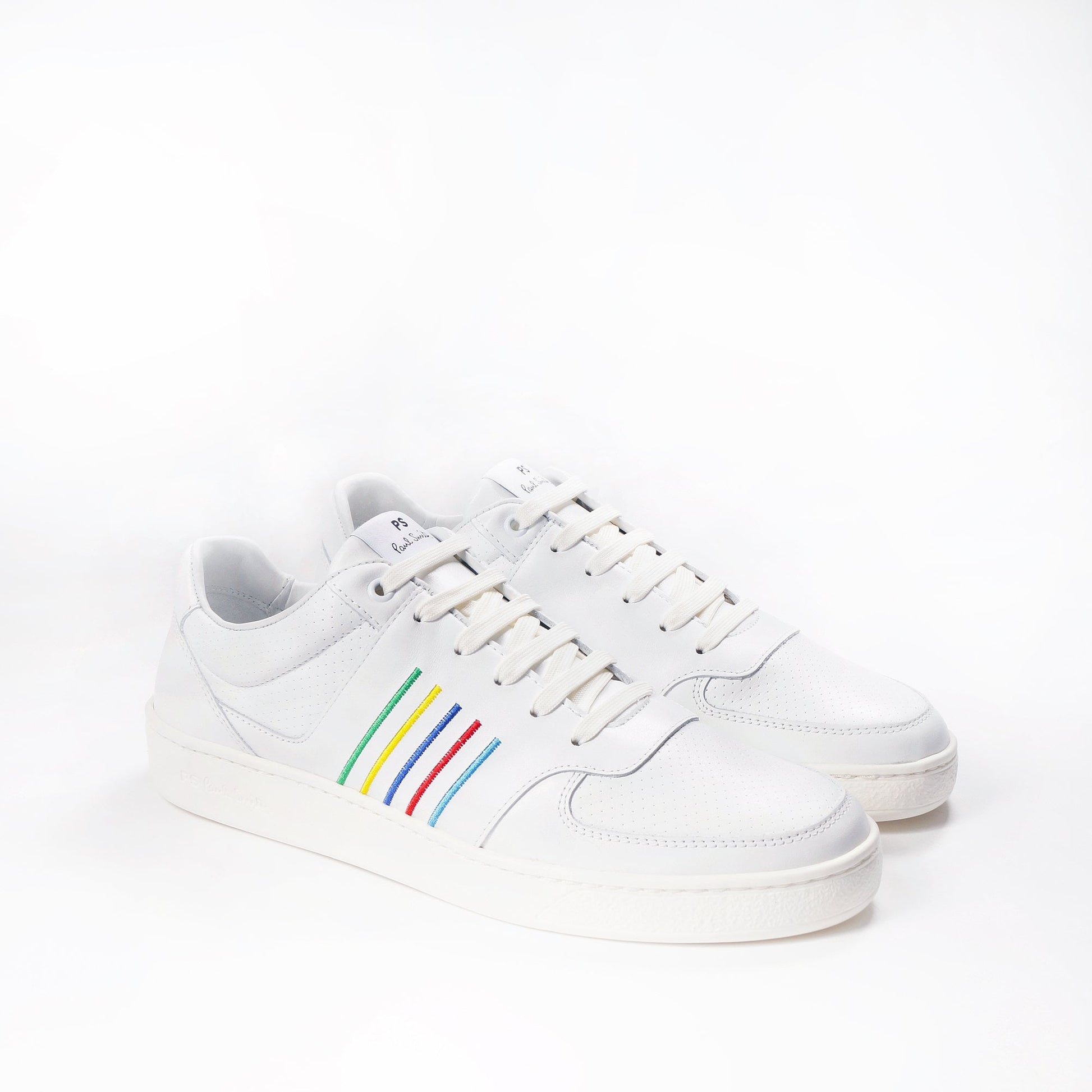 Paul Leather Stripe 'Saturn' Trainers - White