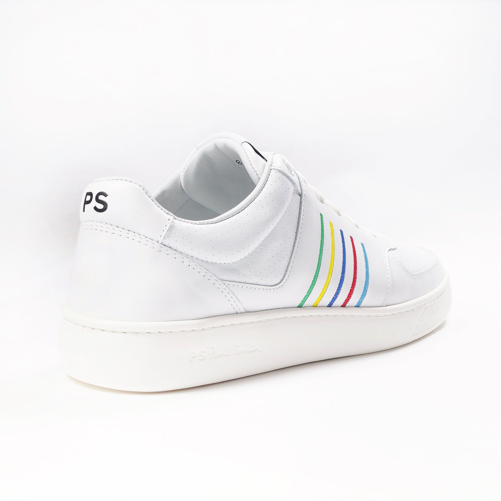 Paul Leather Stripe 'Saturn' Trainers - White