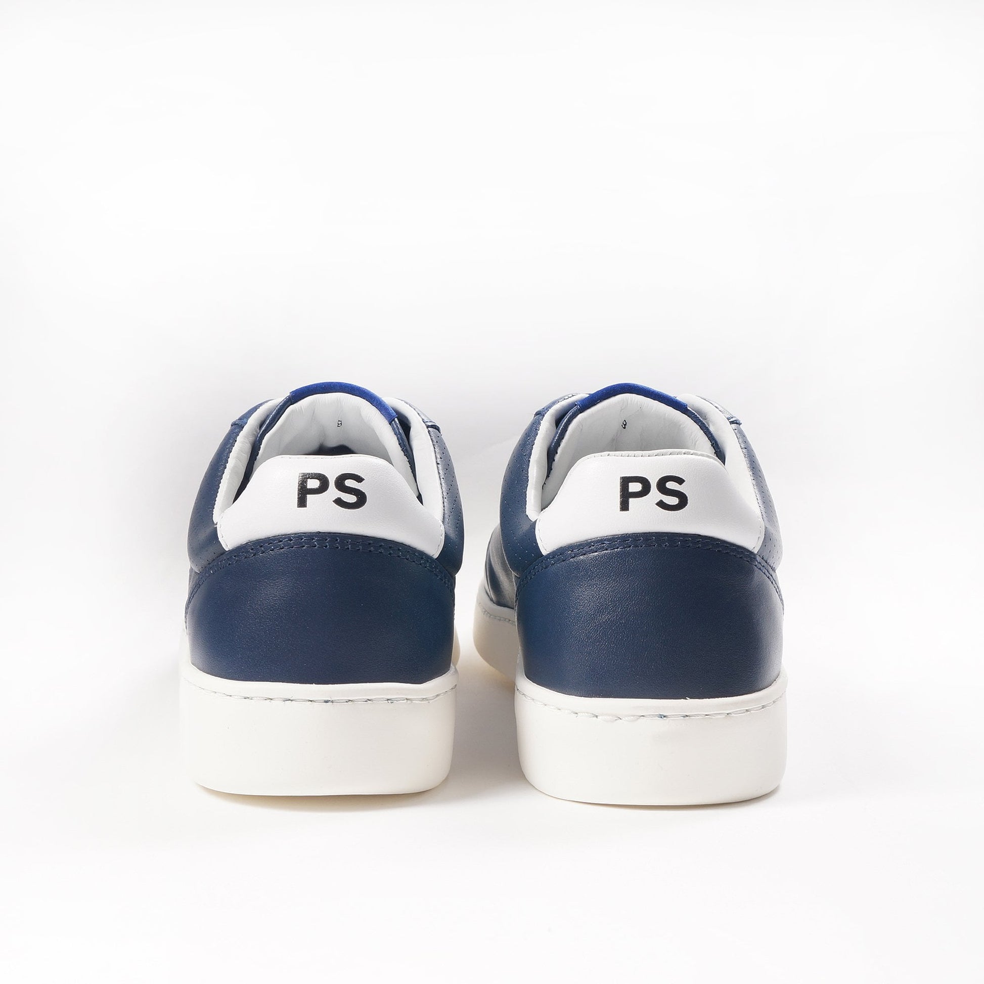 Paul Leather Stripe 'Saturn' Trainers - Navy
