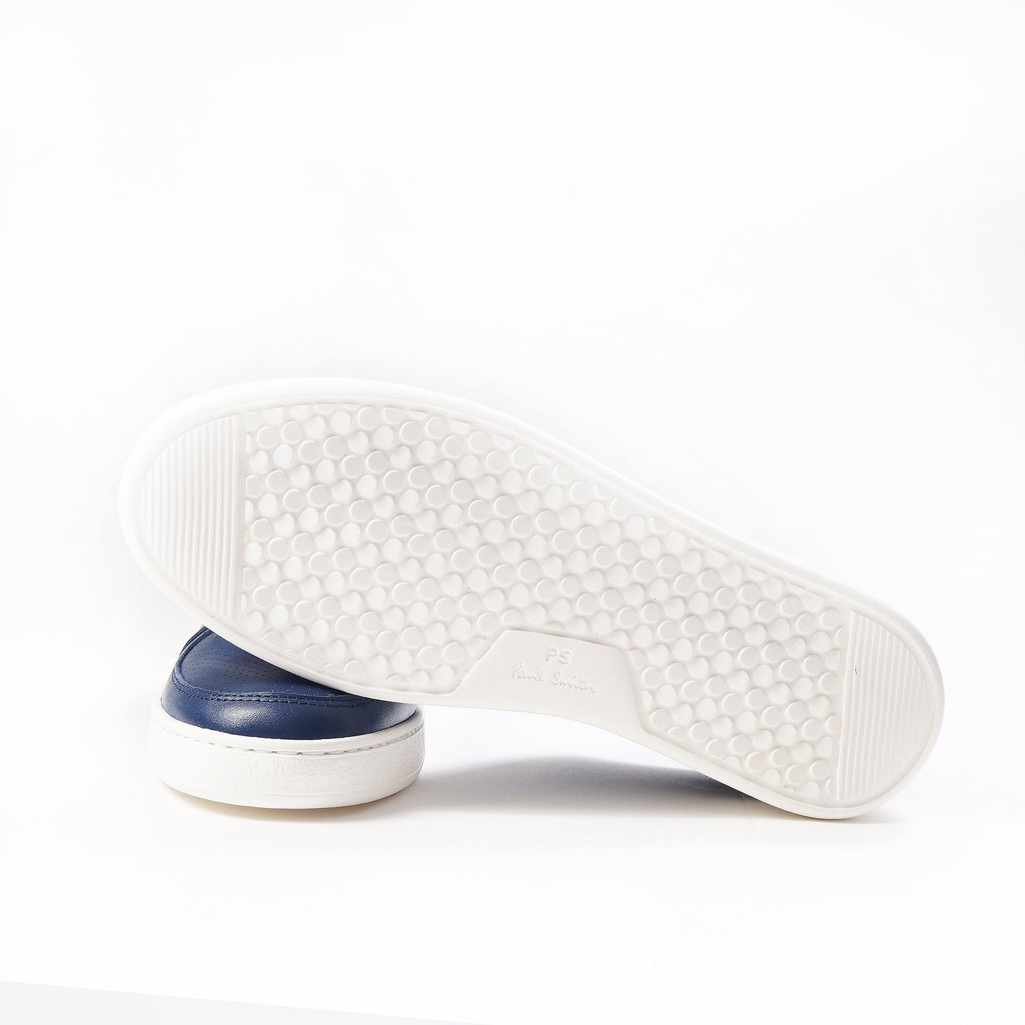 Leather Stripe 'Saturn' Trainers - Navy