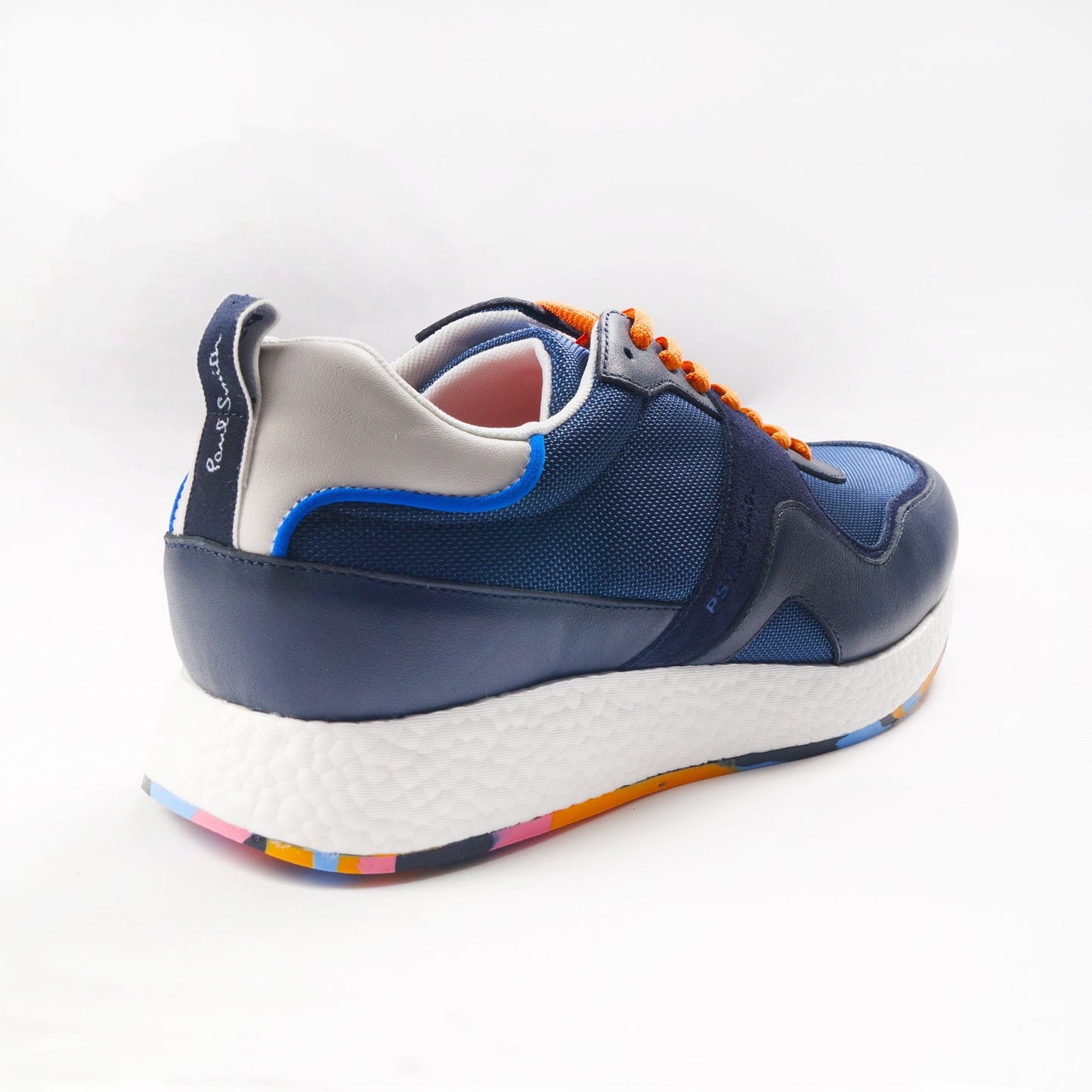 Leather 'Jett' Sneakers - Navy