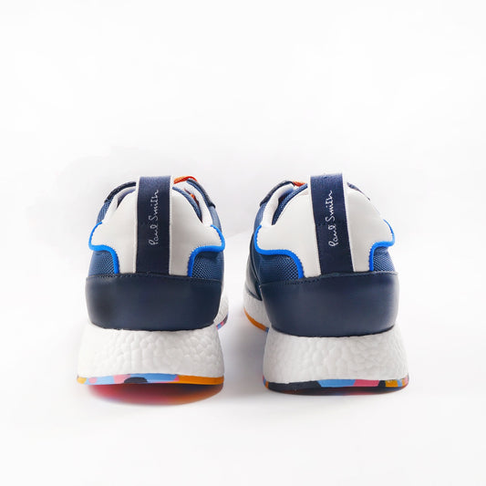 Leather 'Jett' Sneakers - Navy