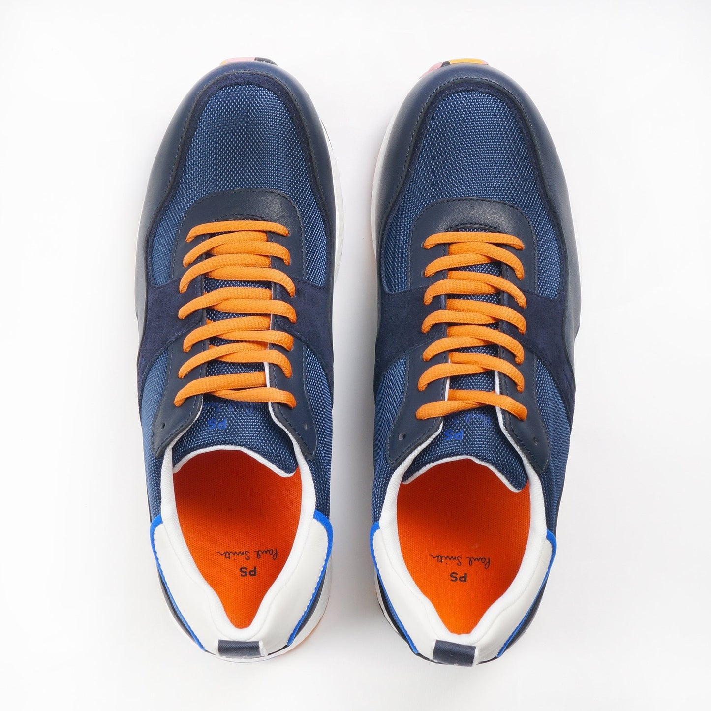 Leather 'Jett' Sneakers - Navy