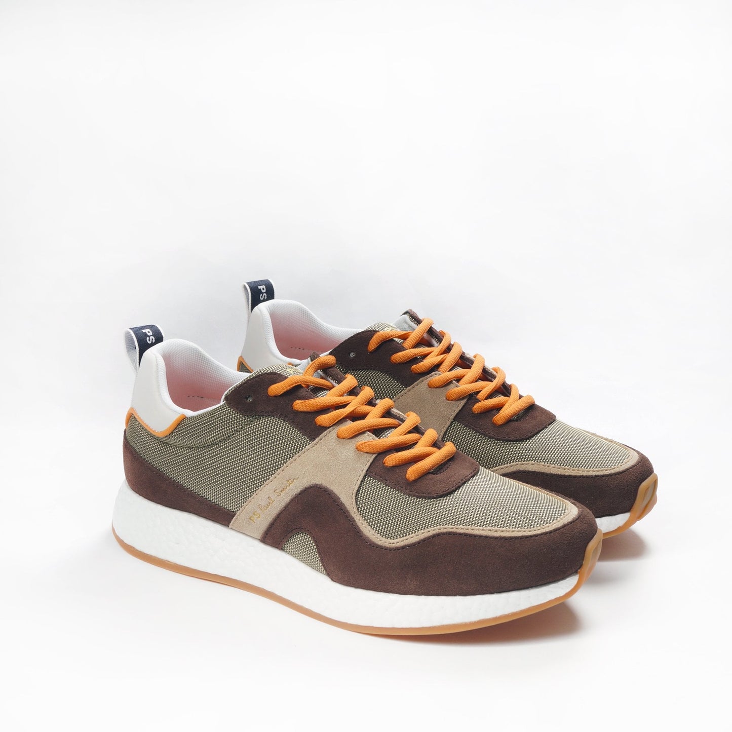 Leather 'Jett' Sneakers - Brown