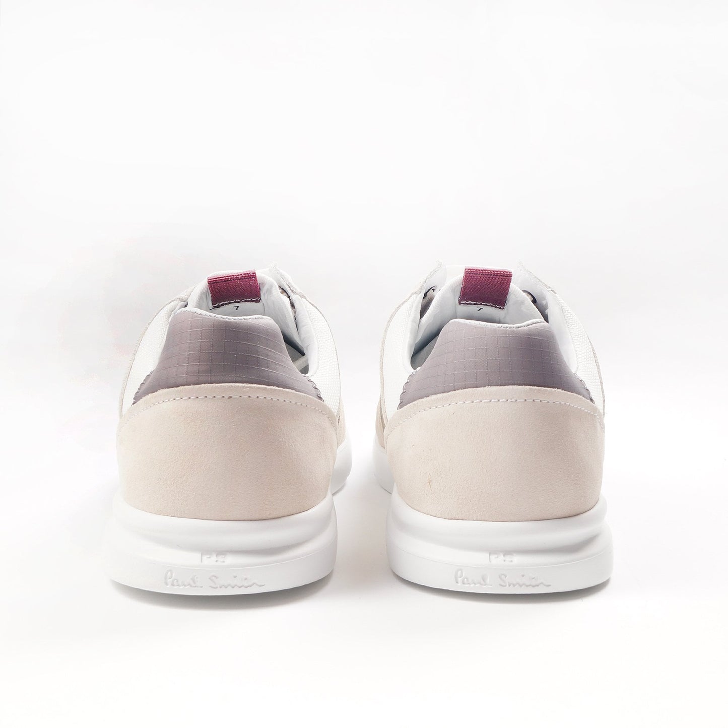 - Suede 'Lemmy' Sneakers - White/Beige
