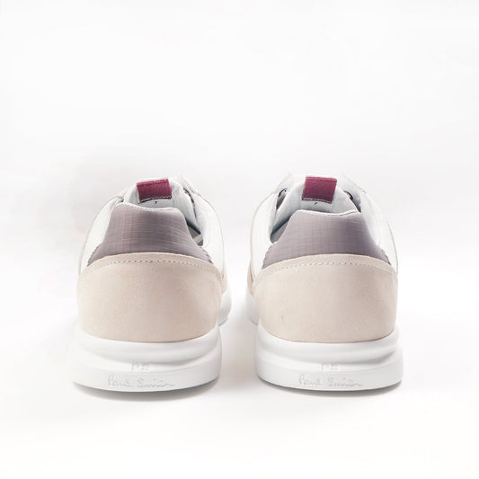- Suede 'Lemmy' Sneakers - White/Beige