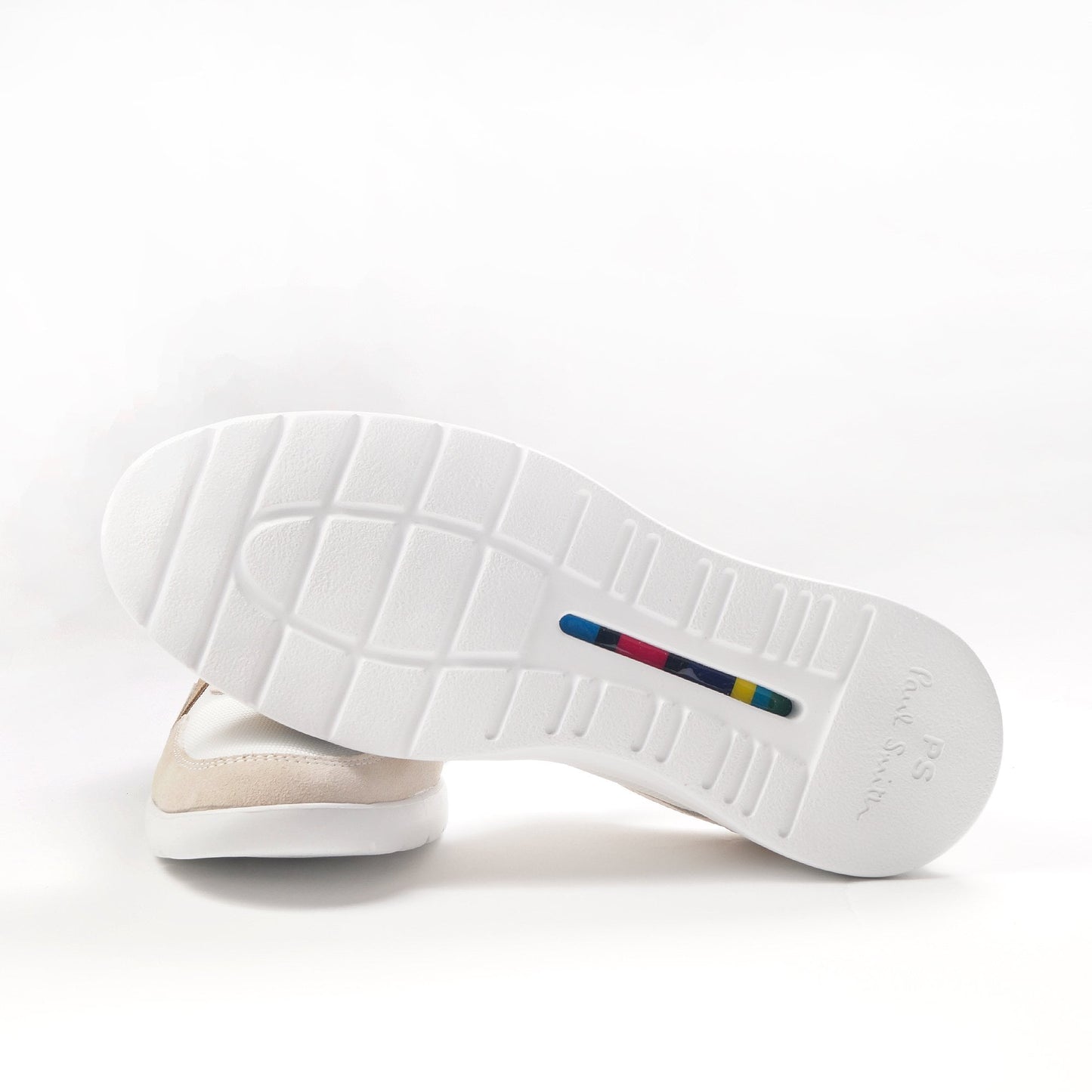 - Suede 'Lemmy' Sneakers - White/Beige