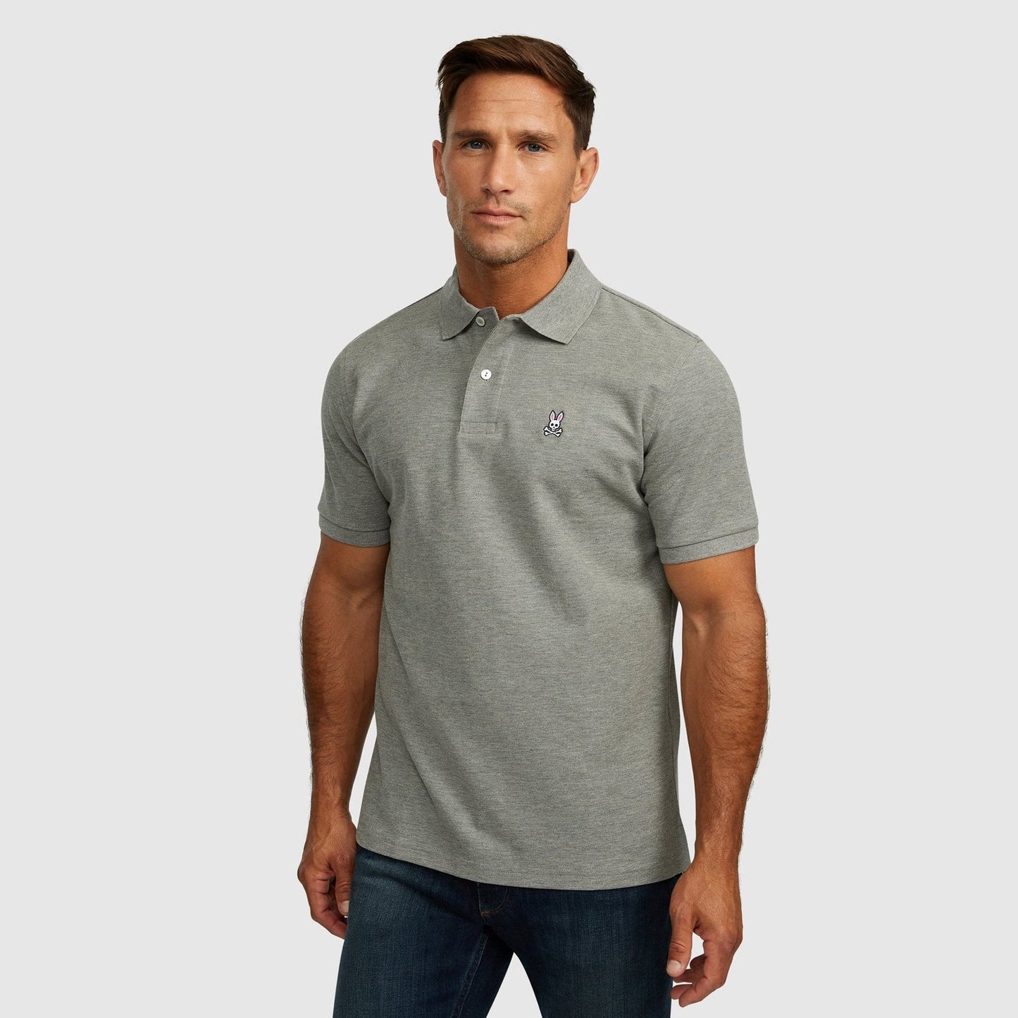 - Classic Polo Shirt - Grey