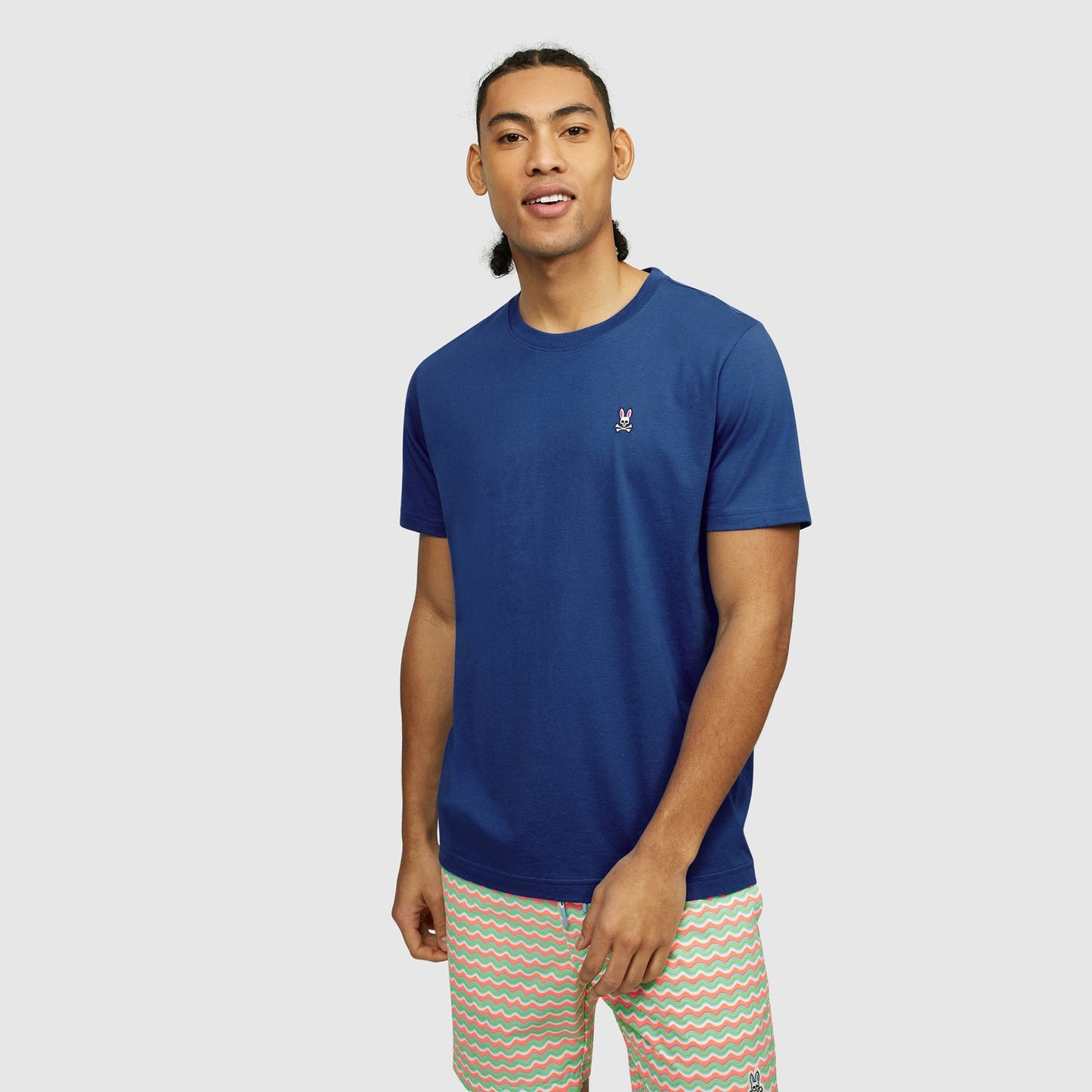 - Classic Crew Neck T-Shirt - Blue