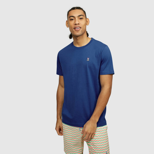 - Classic Crew Neck T-Shirt - Blue