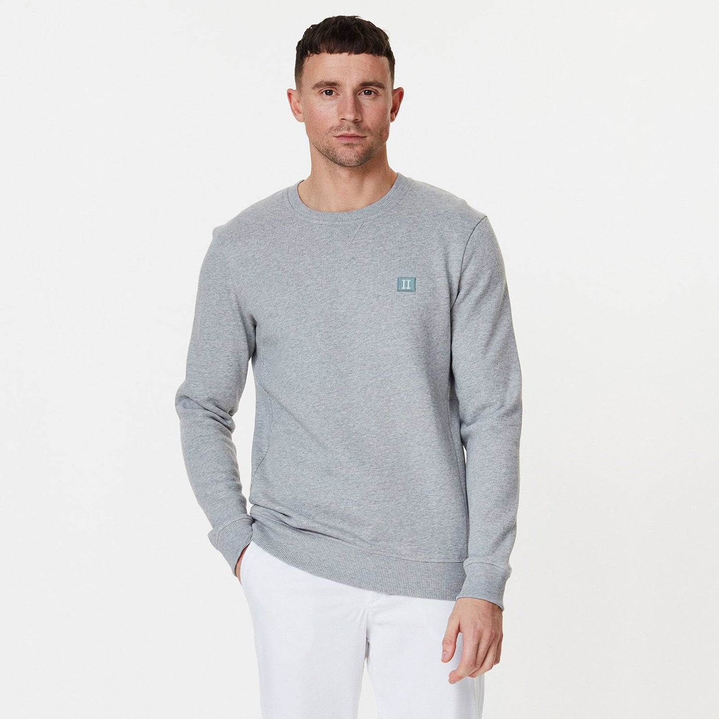 - Piece Crew-Neck Sweatshirt - Grey Melange