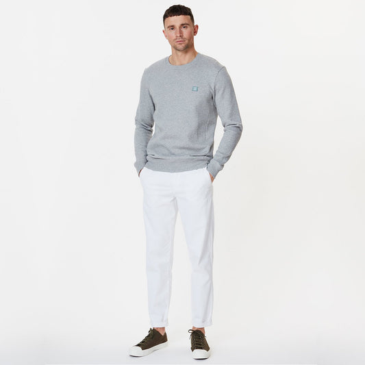 - Piece Crew-Neck Sweatshirt - Grey Melange